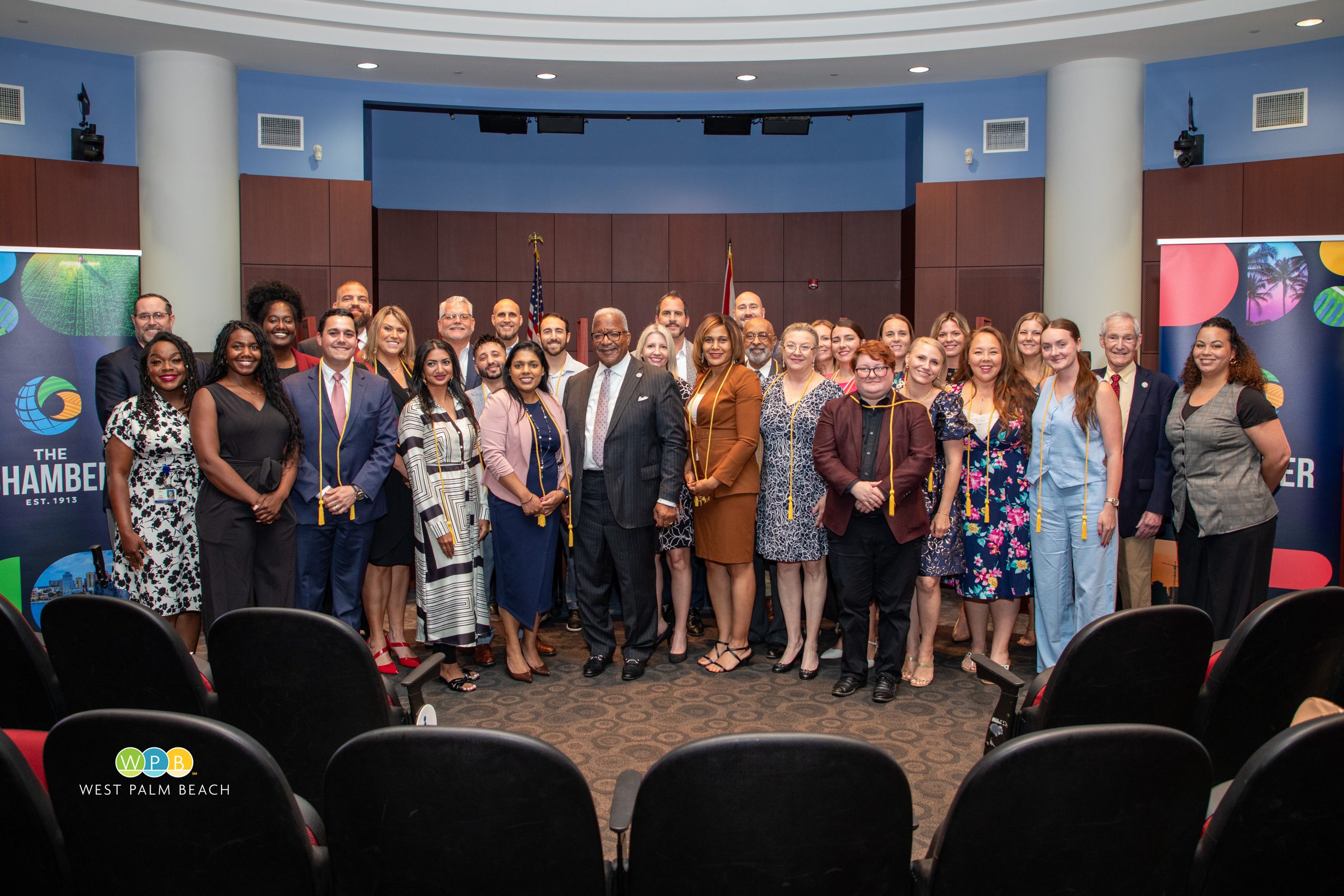 Leadership Class of 2025 graduation picture at City Place